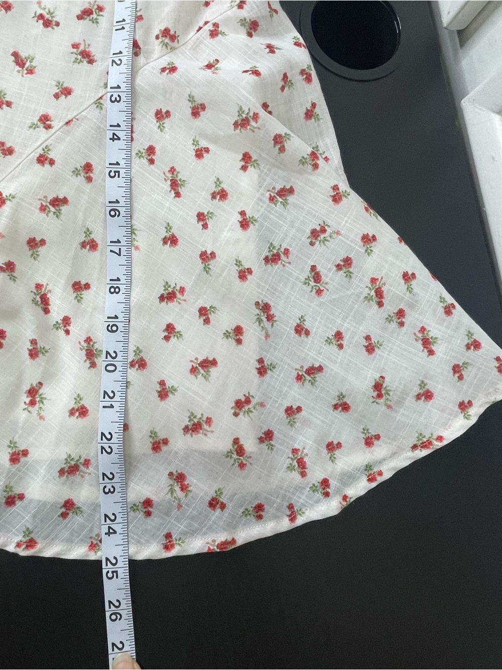 Peppermayo Kiva Red Ditsy Floral Mini Dress Flare Plus Size 4XL US - Picture 7 of 13